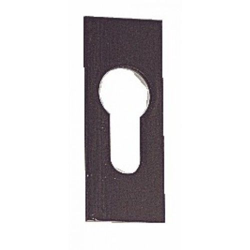 Entrée de cylindre - adhésive - aluminium noir - épaisseur 3 mm ARGENTA