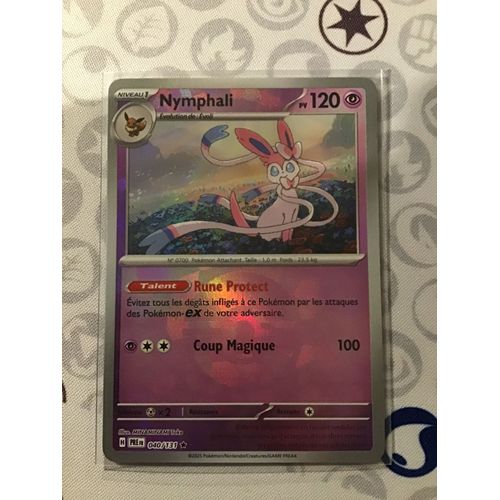 Nymphali Pokeball 040/131 Série Écarlate Et Violet Évolutions Prismatiques