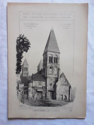 Petits Édifices Historiques (Raguenet) " Eglise Abbatiale De Morienval" (Oise)
