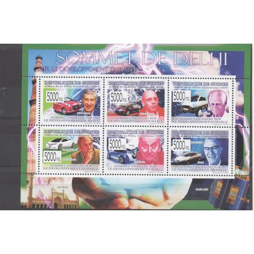 Guinée Timbre Sommet Pour Un Développement Durable
