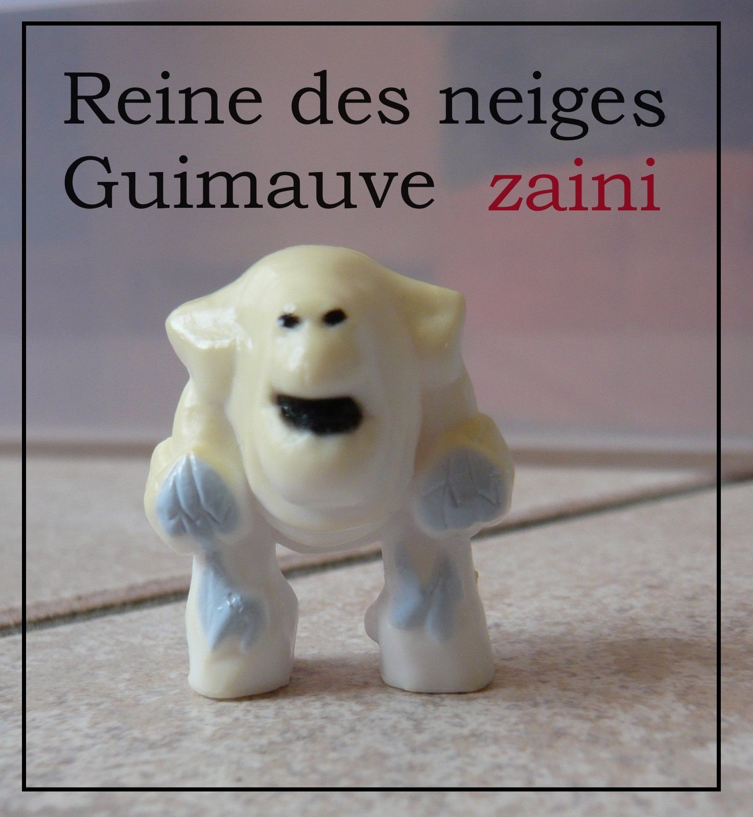 Figurine Zaini 2013 - La Reine Des Neiges (Frozen) - Disney - N°10 Guimauve / Marshmallow