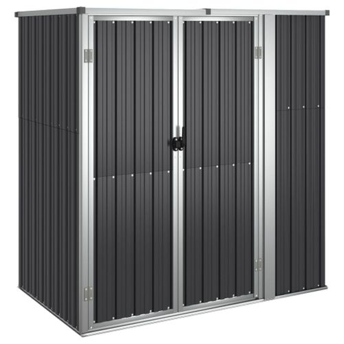 Vidaxl Abri À Outils De Jardin Anthracite 161x89x161cm Acier Galvanisé