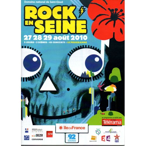 Programme Festival Rock En Seine 2010 : Cypress Hill, Massive Attack, Arcade Fire, Roxy Music...