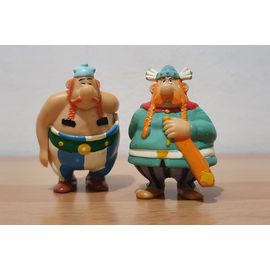 Lot De 2 Figurine Kinder "Astérix En Amérique" 1997 - Obélix Et Abraracourcix)