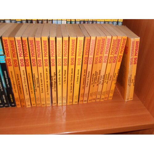 Collection Complete De Livres De Poche Bob Morane - 1978 1979 1980 - Henri Vernes - Edition Librairie Des Champs Elysees