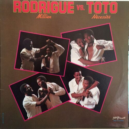 Cd Rodrigue Vs. Toto Necessite Featuring Les Freres Dejean ./ Moun Pa Mélé .Label Minirecords