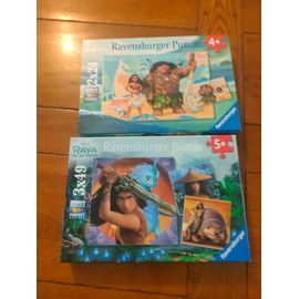 Lot 2 Puzzles Vaiana + Raya