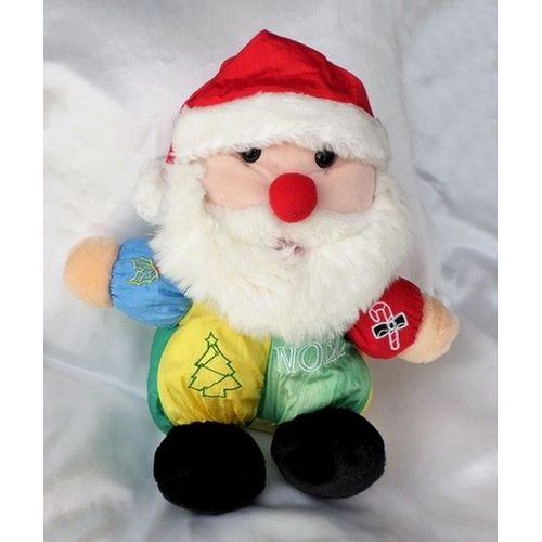 Peluche Doudou Père Noël Puffalump Toile Parachute Vintage