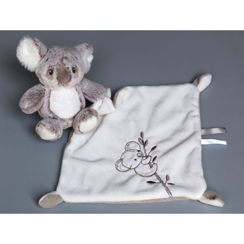 Doudou Koala Mouchoir Gris Blanc Simba Toys