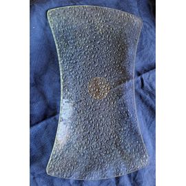 Ravier En Verre Texturé Transparent