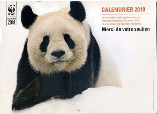 Calendrier Wwf 2018