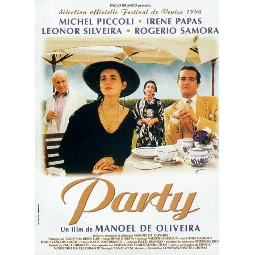 Affiche Originale 120x160 Pliée Du Film "Party" - Manoel De Oliveira, 1996 - Avec Michel Piccoli, Irène Papas, Leonor Silvera...