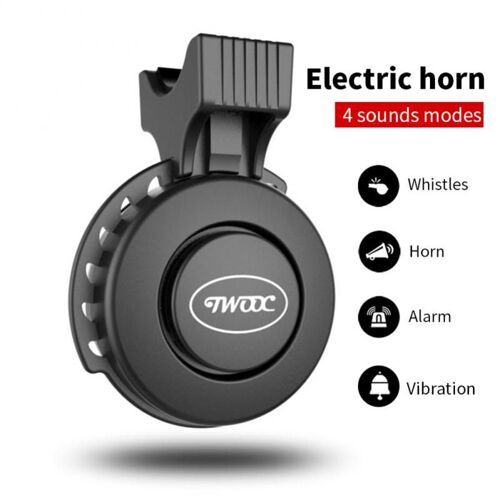 Sonnette Pour Vélo Et Trottinette Électrique, Rechargeable Par Usb, Klaxon Pour Vtt, Vélo De Route Et De Montagne, Alarme De Sécurité Pour Le Cyclisme