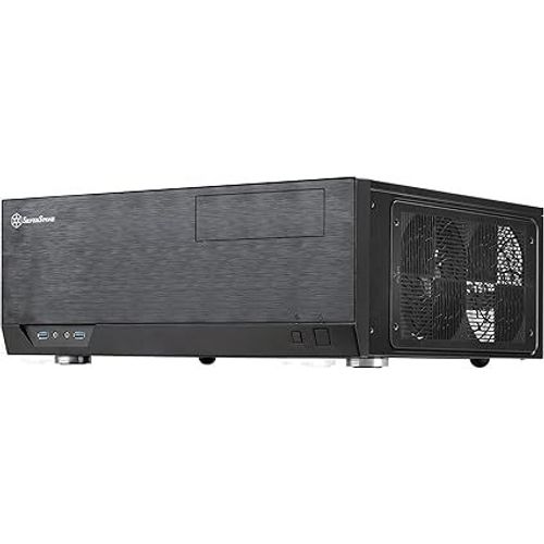 SilverStone SST-GD09B - Grandia Boîtier PC HTPC ATX - Noir