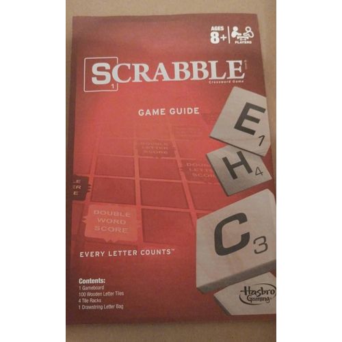 Notice Pour Jeu Scrabble - Version Usa
