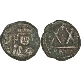 Byzance - Demi-Follis - Heraclius I - Carthage - Xx Surmonté D'une Croisette - Bc.474 - 24-393