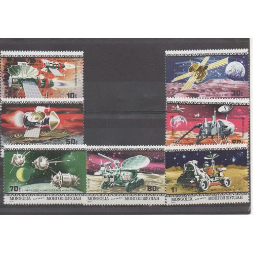 Mongolie Timbres Engins Spatiaux 1979