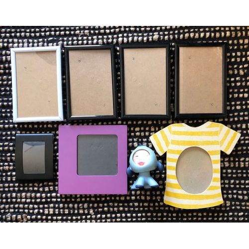 Sous verre cadre lot de 8 mini occasion