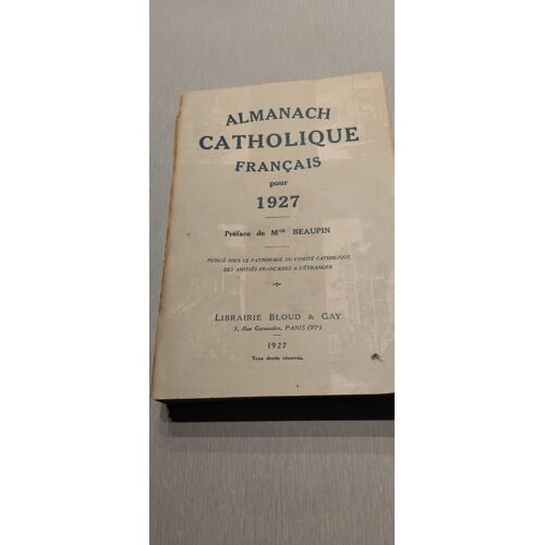 Almanach Catholique Français 1927