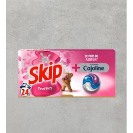 Lessive Capsule 3En1 Touche De Cajoline SKIP - 24 Capsules