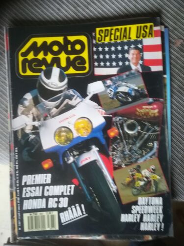 Moto Revue 2837 De 1988 Honda Vfr750r,Velocette 499 Venom,Roberts,Hva Wr125k,Cagiva 250