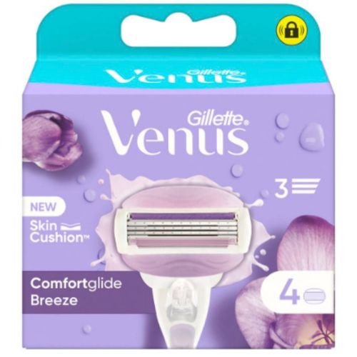 Lames De Rasoir Comfortglide Breeze Gillette Venus X4 
