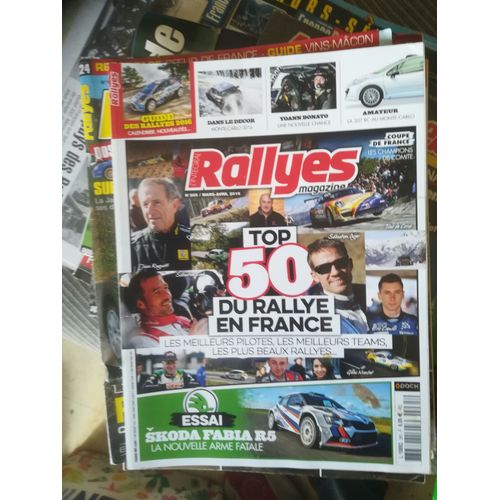 Rallyes Magazine 265 De 2016 Guide Rallye,Barbara,Bonato,Monte Carlo,Mairesse