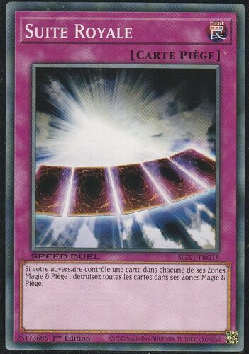 Carte Yu-Gi-Oh - Suite Royale - Sgx1-Frg18