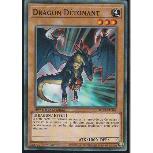 Carte Yu-Gi-Oh - Dragon Détonant - Sgx1-Frg08
