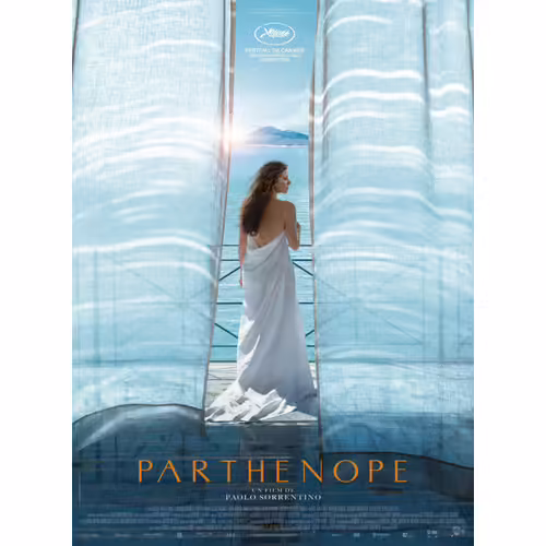Parthenope - Véritable Affiche De Cinéma Roulée - Format 40x60 Cm - De Paolo Sorrentino Avec Celeste Dalla Porta, Stefania Sandrelli, Gary Oldman, Silvio Orlando, Isabella Ferrari - 2025