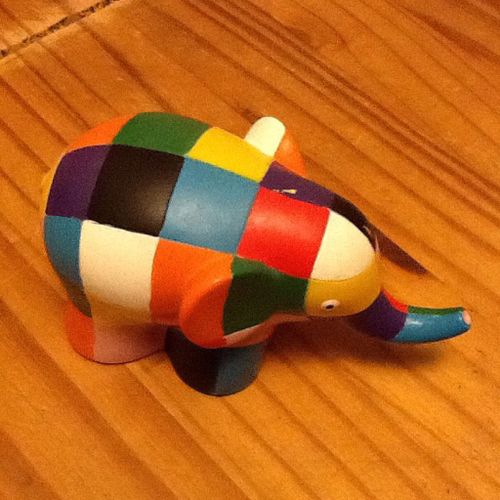 Figurine Elephant Multi Couleurs
