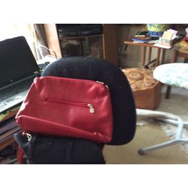 Sac Desigual 3 en 1 noir et rouge avec sac rouge à l’intérieur et sac ouvert réversible noir et rouge 