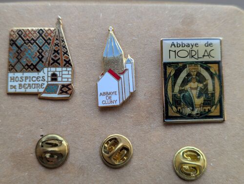 Lot 3 Pins - Hospices De Beaune - Abbaye De Cluny - Abbaye De Noirlac