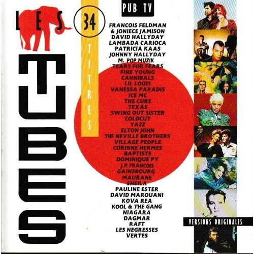 Les Tubes. 2cd Set Compilation De 34 Titres Version Originale. (P) 1989 ®Polygram Distribution. © ®Polygram. Made In France. 2cd Complet Boitier Crystal. «1ère Version Big Jewel Case» European Edition