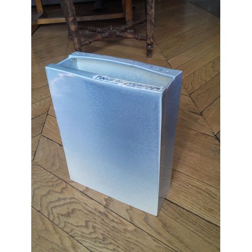 Beau vase en céramique bleu clair Damise Brault TBE