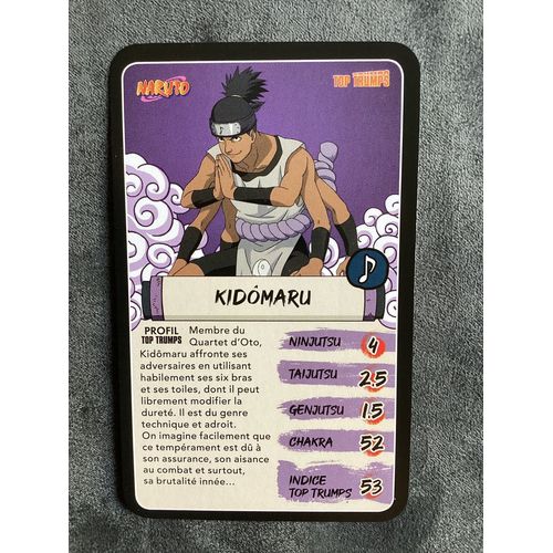 Carte Naruto / Kidomaru - Burger King