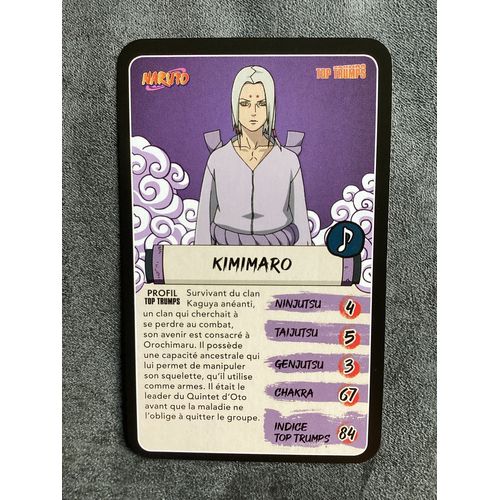 Carte Naruto / Kimimaro - Burger King