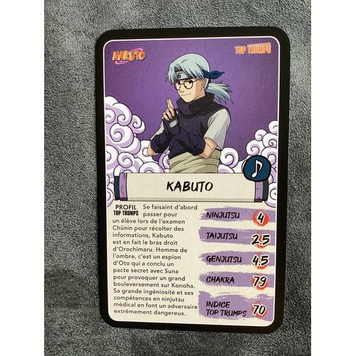 Carte Naruto / Kabuto - Burger King