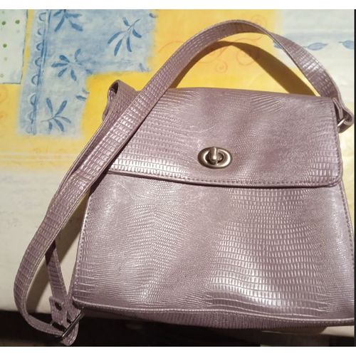 Petit Sac A Main - Avec Bride - Violet