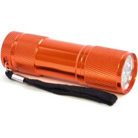 Mini Lampe Torche Compacte en Aluminium avec 9 LEDs