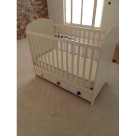 Lit Bébé En Bois Blanc Gonatt En 60x120 Cm De Ikea