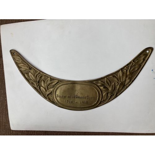 Plaque Soldat Guerre 14