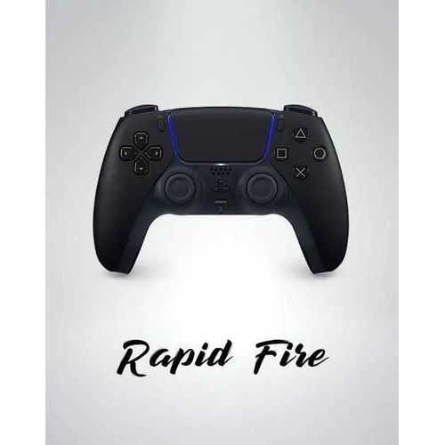 Manettes Officielle Ps5 Rapid Fire - Noir + Joystick Magnetique