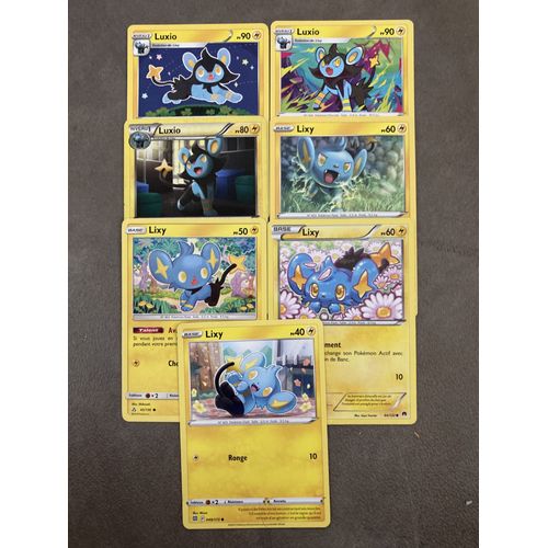 (3085) 4x Lixy + 3x Luxio (Pokemon)