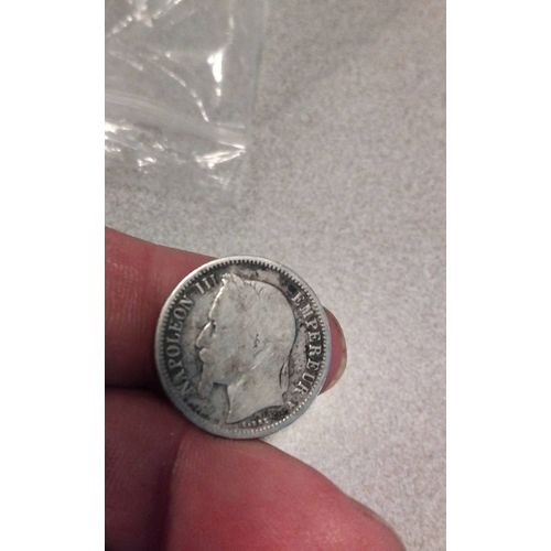 Monnaie Argent 1 Franc Napoleon Iii 1869