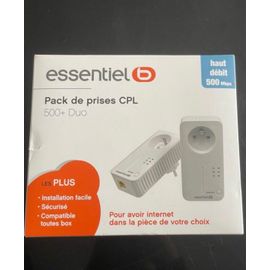 Pack de prises CPL 500+ Duo