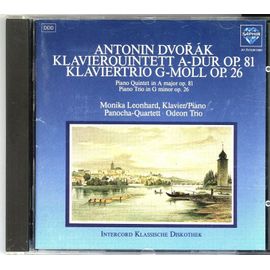 Dvorak : Klavieroquintett Op . 81 / Klaviertrio Op . 26 Monika Leonhard , Panocha - Quartett , Odeon Trio