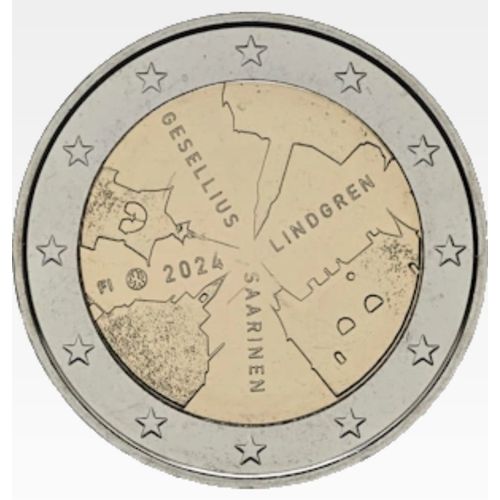 2 Euros Commémorative Finlande 2024 Architecture Unc
