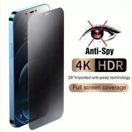 Vitre Verre Protège Écran Anti-Espion Antistatique Iphone 14 Pro