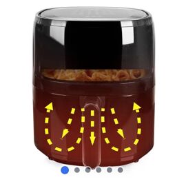Air frayer friteuse sans huile noir